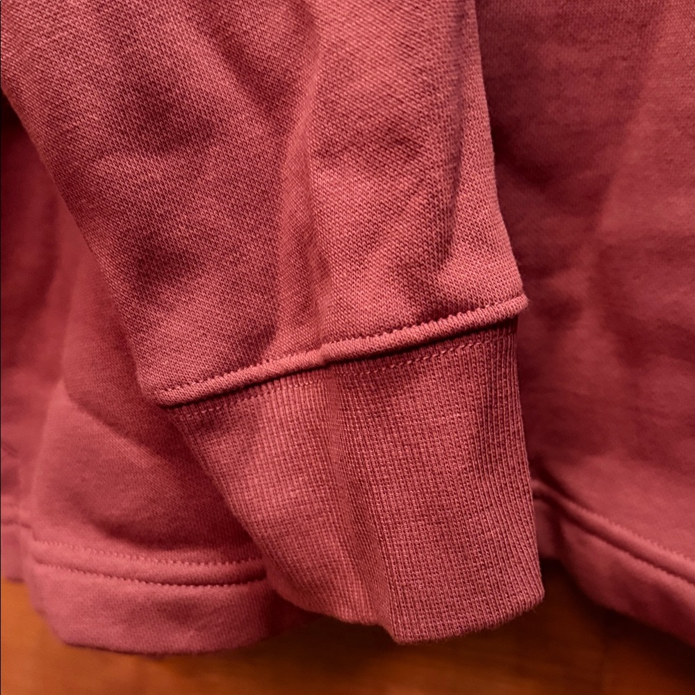 Columbia Women's Quilted Half-Zip Sweatshirt - Mauve - Picture 4 of 7